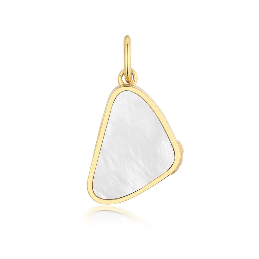 Salamis Wing Locket - Initial (opt)