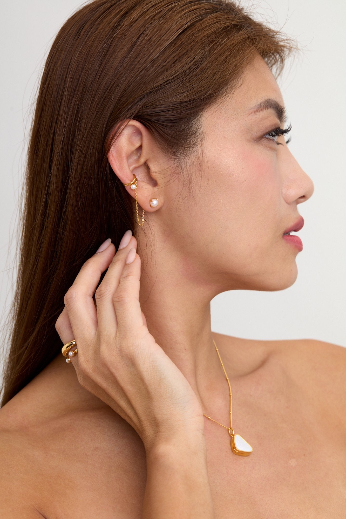 Lulit Pearl Ear Cuff