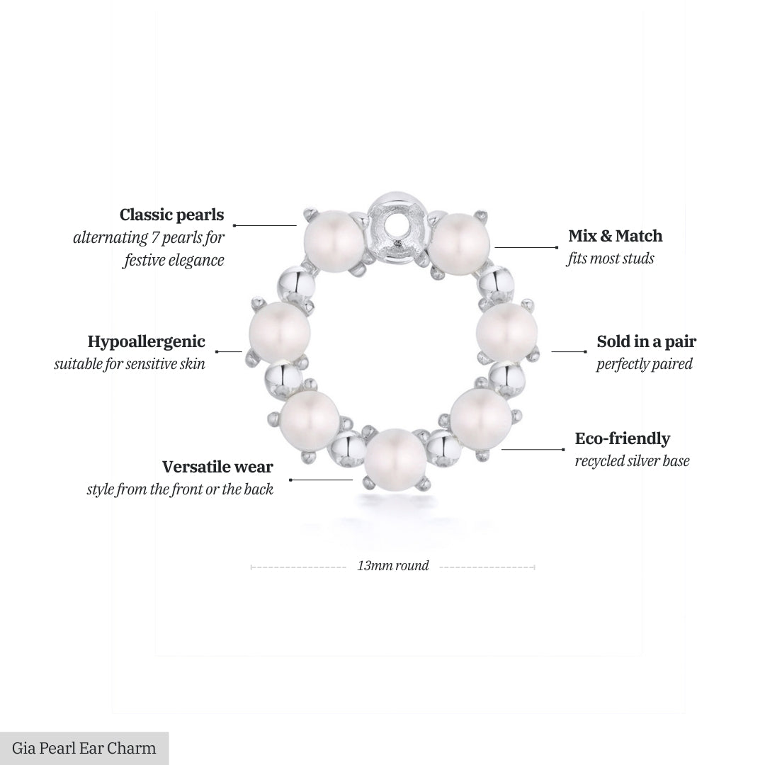 Gia Pearl Ear Charms
