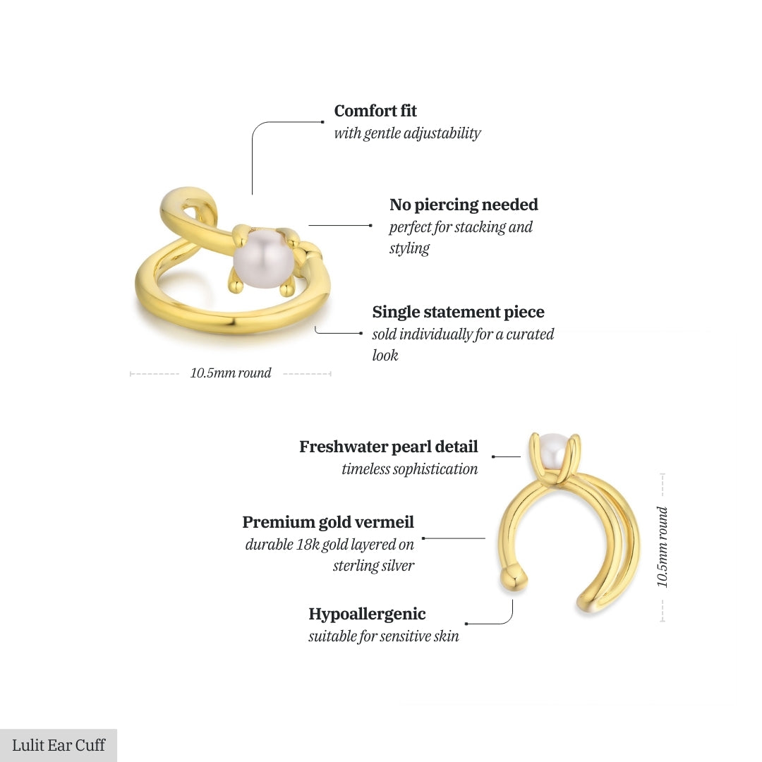 Lulit Pearl Ear Cuff