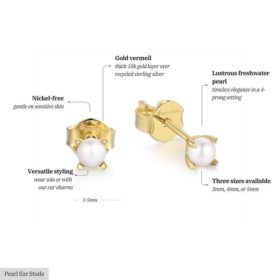 Pearl Ear Studs