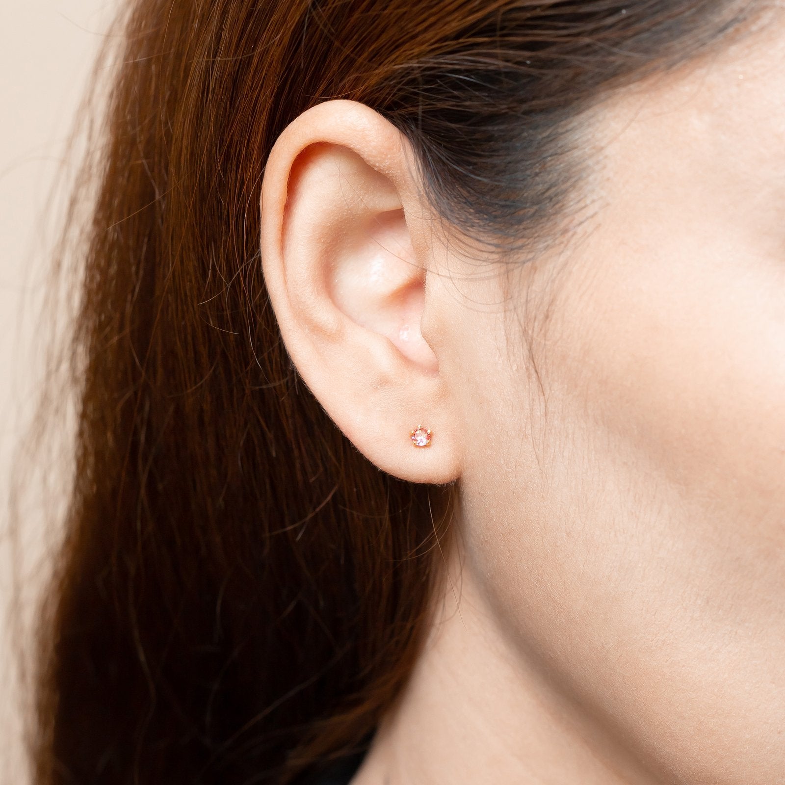 October Birthstone Ear Studs