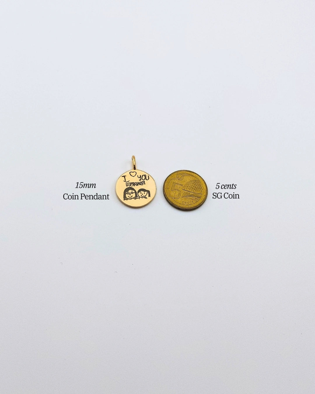 Lykke Coin Pendant - Doodles