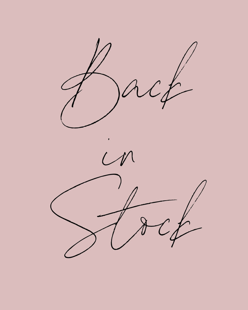 BACK IN STOCK