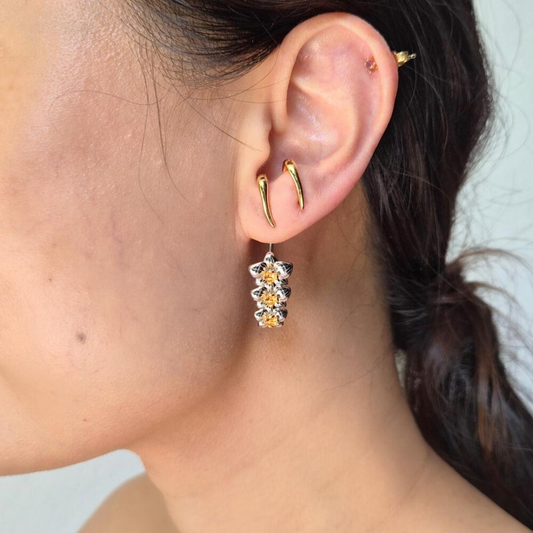 Cascade Orchid Ear Charms