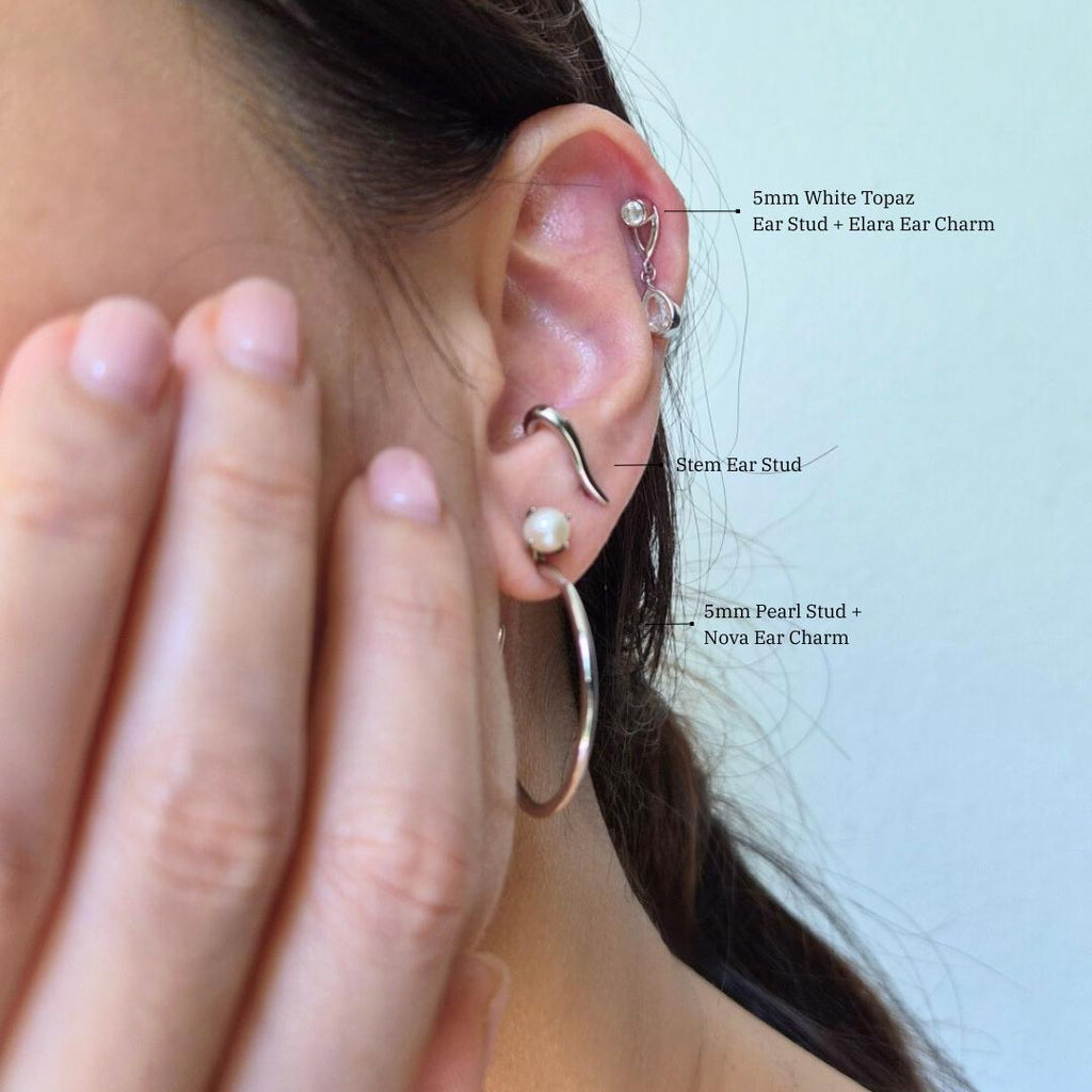 Elara 2-in-1 Ear Charm Pendant