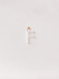 Faux Pearl Initial Pendant