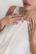 Salamis Wing Locket - Initial (opt)