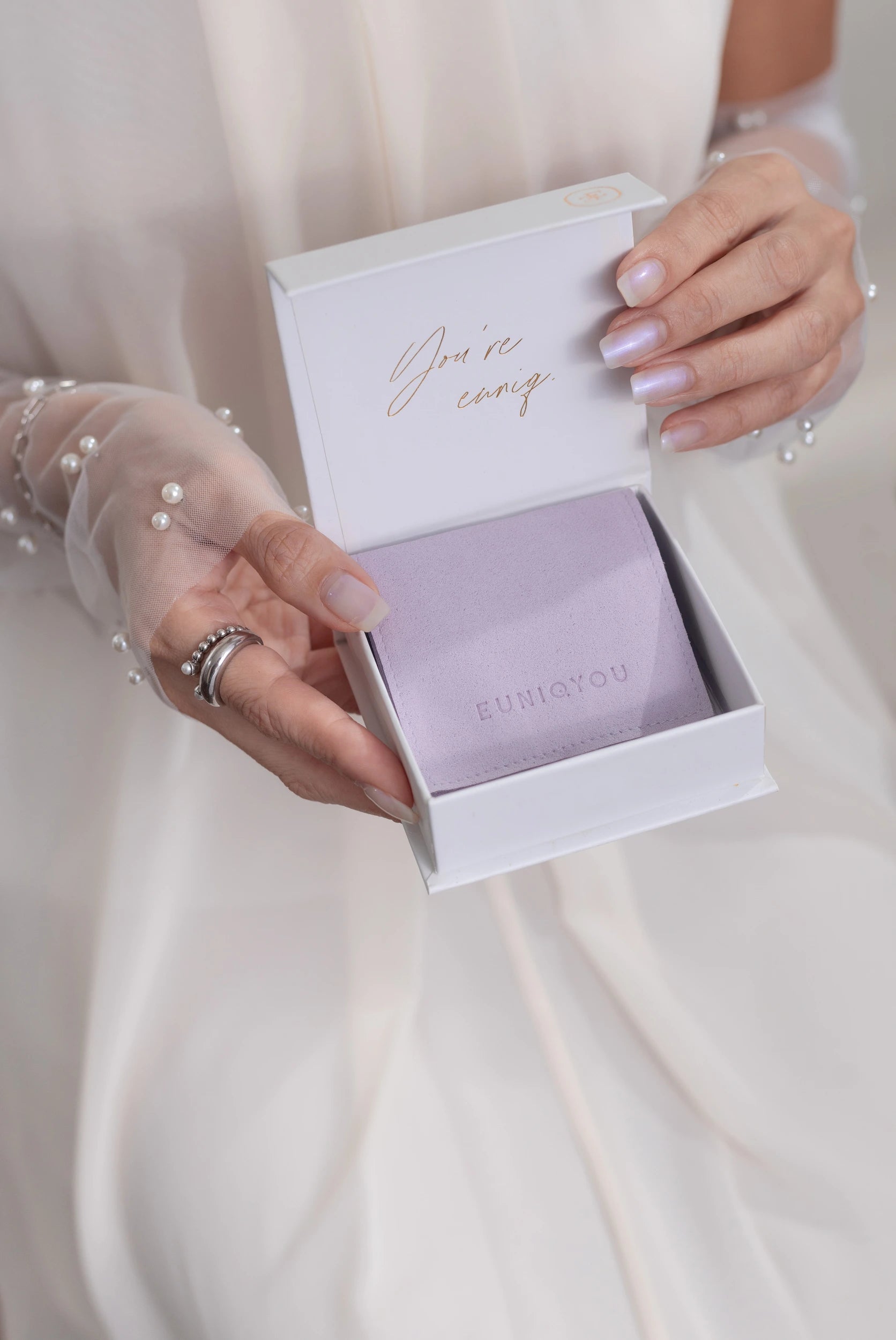 Lumina Pearl Open Ring