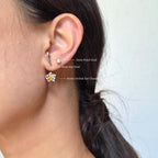 Seren Orchid Ear Charms