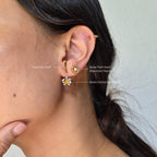 Seren Orchid Ear Charms