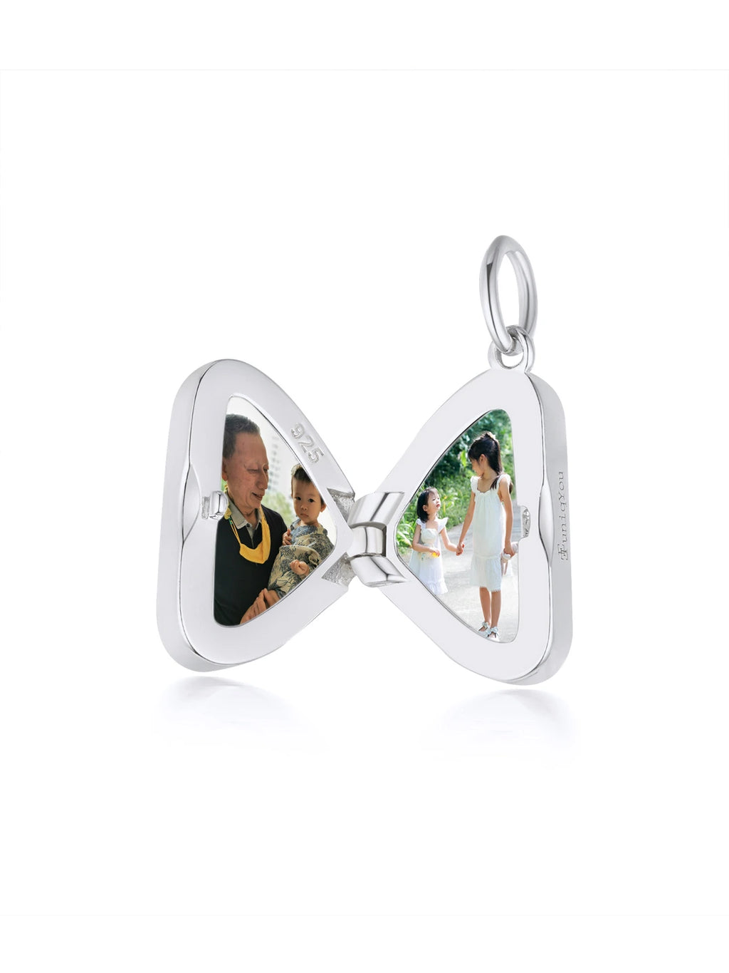 Salamis Wing Locket - Initial (opt)