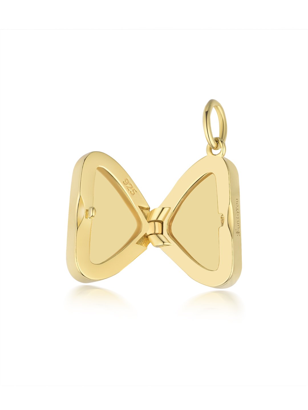 Salamis Wing Locket - Initial (opt)