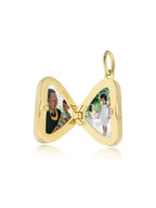 Salamis Wing Locket - Initial (opt)