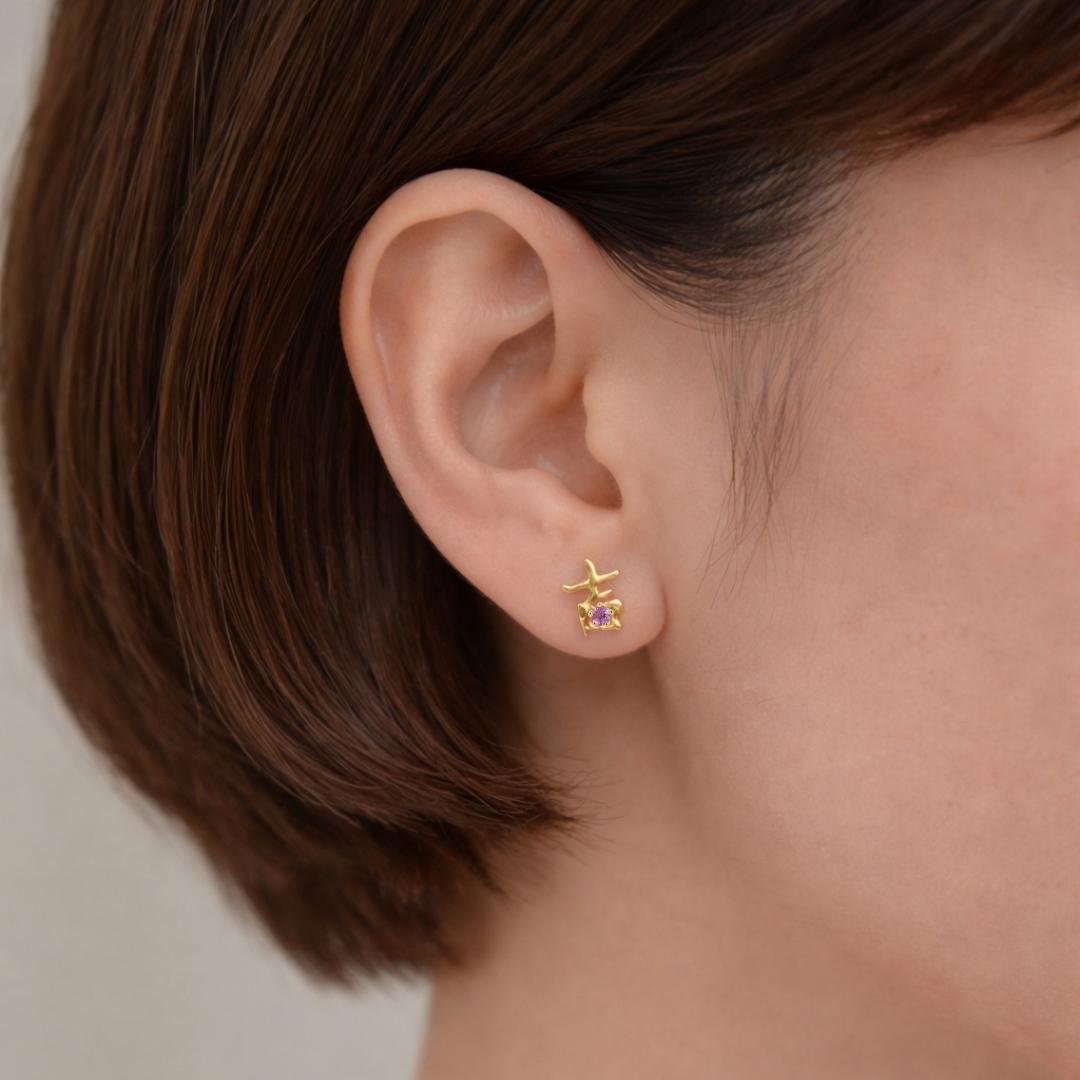 Auspicious 吉 Ear Charm