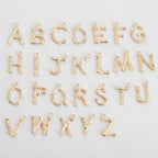 Bamboo Initial Pendant