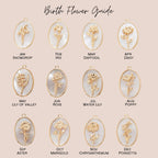 Mother-of-Pearl Birth Flower Pendant
