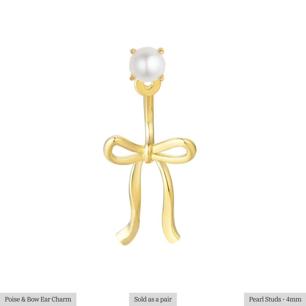 Pearl Studs - 4mm