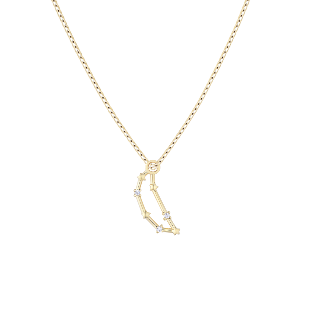 Capricorn Star Constellation Necklace