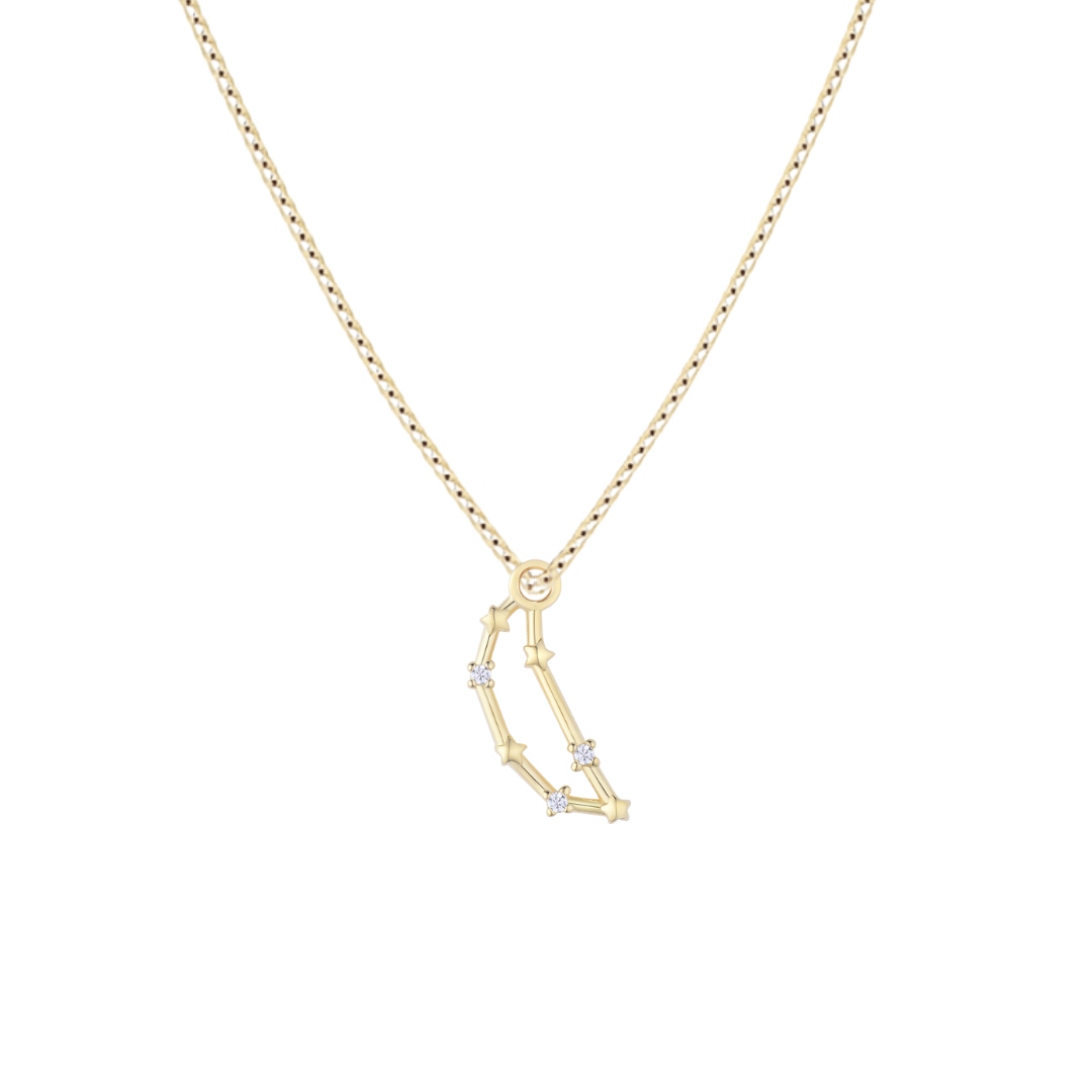 Capricorn Star Constellation Necklace