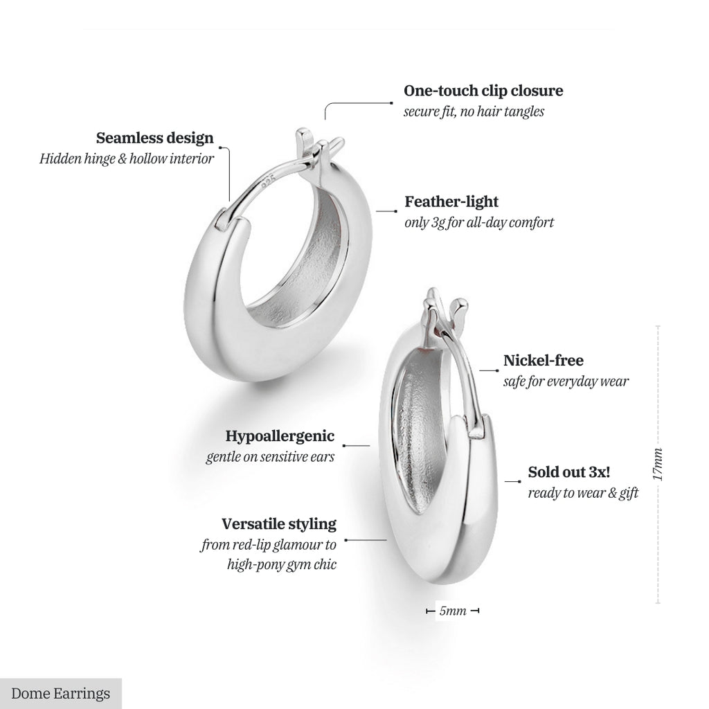 Dome Earrings