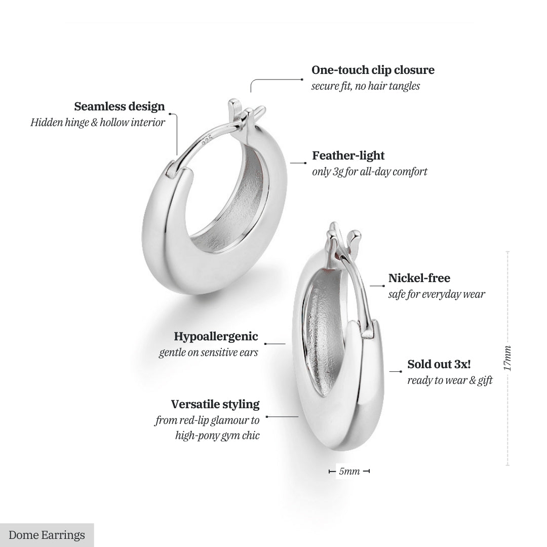 Dome Earrings