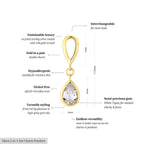 Elara 2-in-1 Ear Charm Pendant