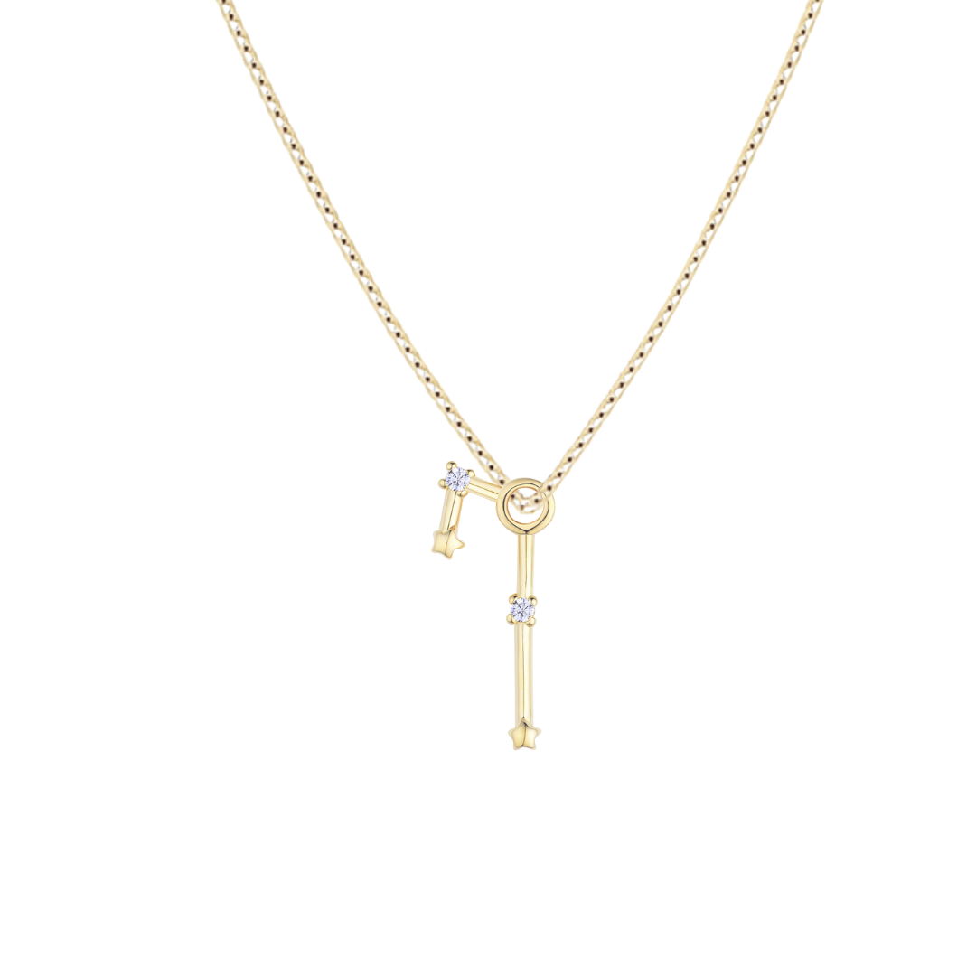 Gemini Star Constellation Necklace
