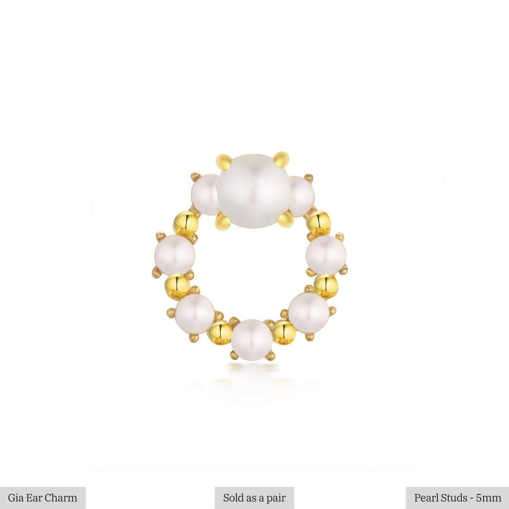 Pearl Studs - 5mm