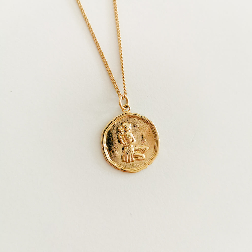 Zodiac Coin Necklace