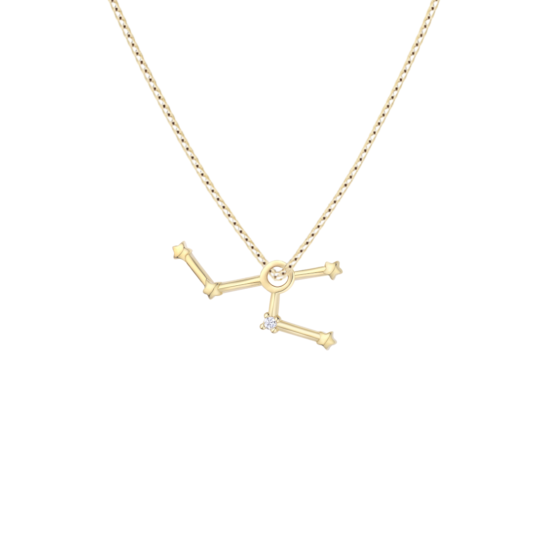 Leo Star Constellation Necklace