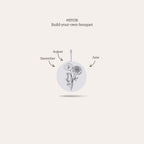 Lykke Coin Charm - Birth Flower