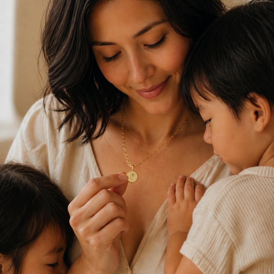 Lykke Sol Charm - Birth Flower