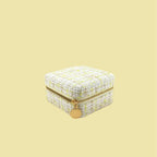Med. Tweed Jewellery Case w/ mirror