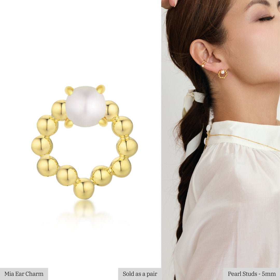 Pearl Studs - 5mm