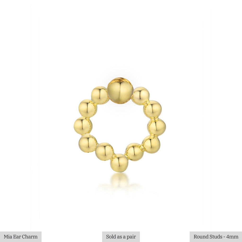 Round Studs - 4mm