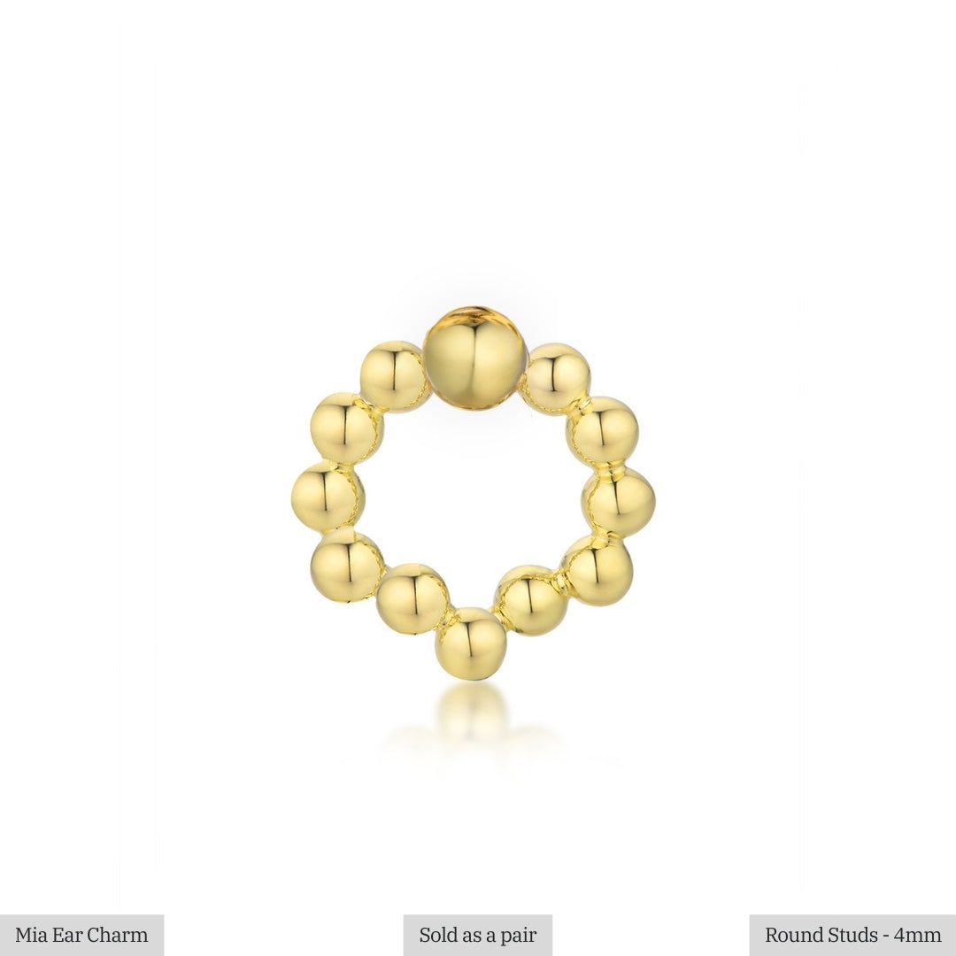 Round Studs - 4mm