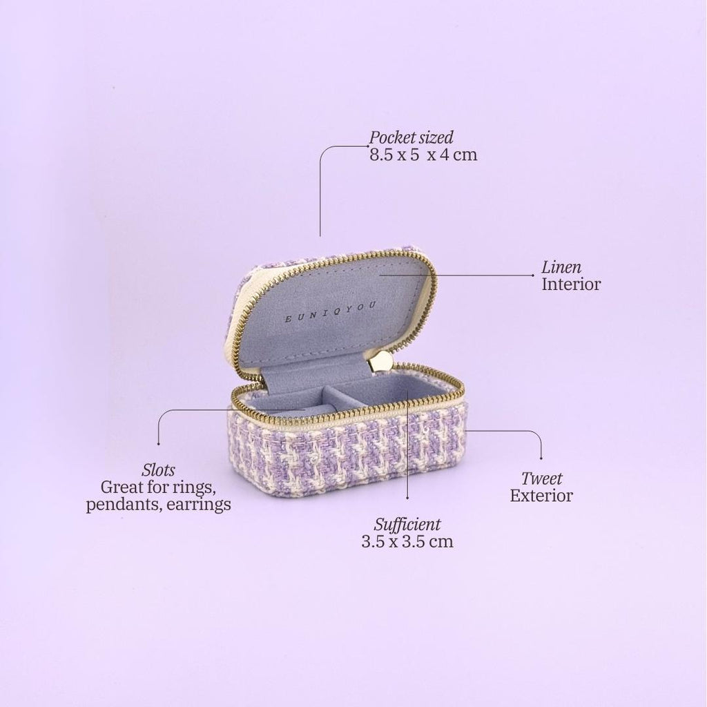 Mini Tweed Jewellery Case