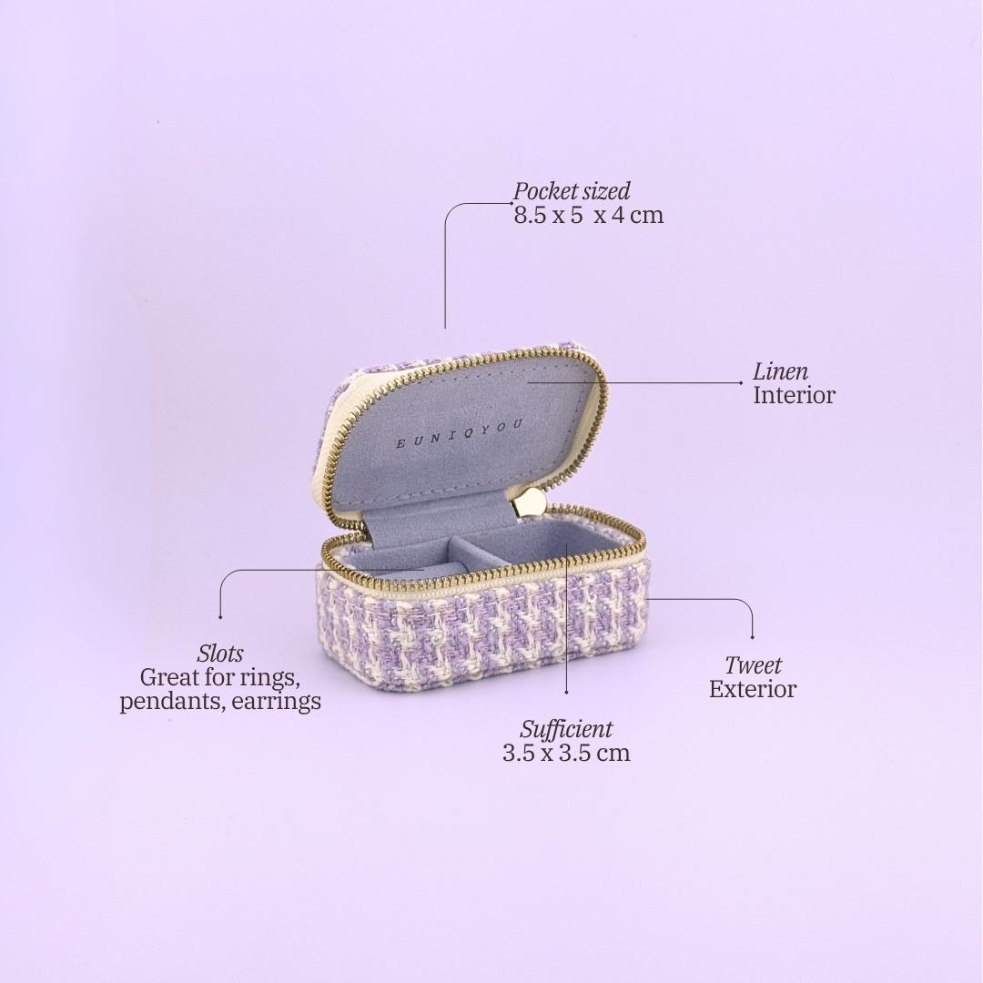 Mini Tweed Jewellery Case