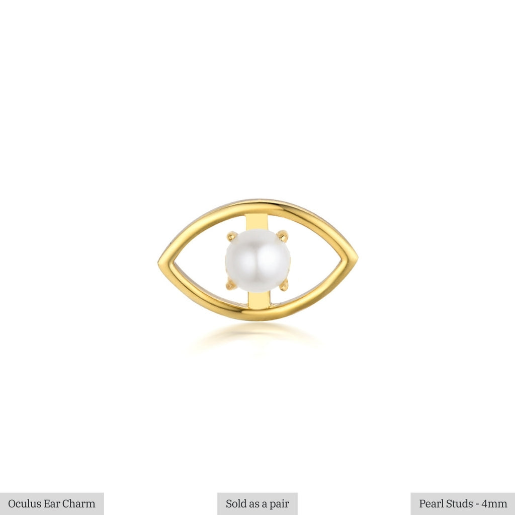 Pearl Studs - 4mm