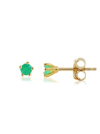 May Birthstone Ear Studs