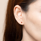 January Birthstone Ear Studs