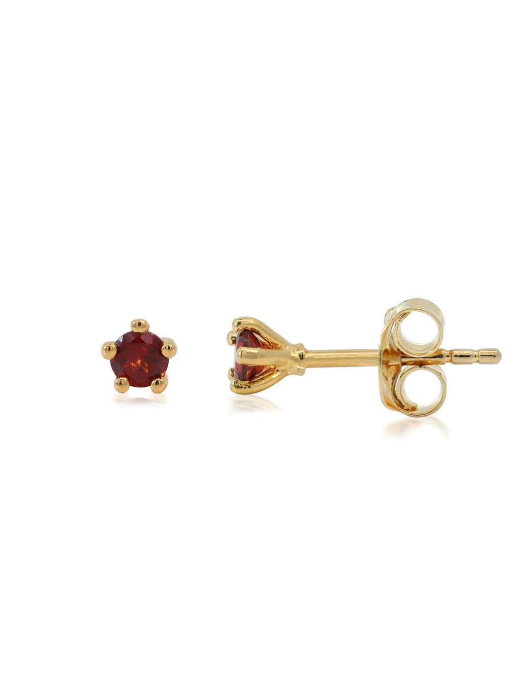 January Birthstone Ear Studs