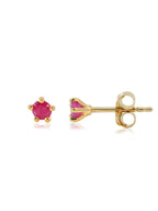 July Birthstone Ear Studs