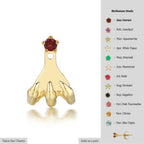 Jan - Garnet Studs