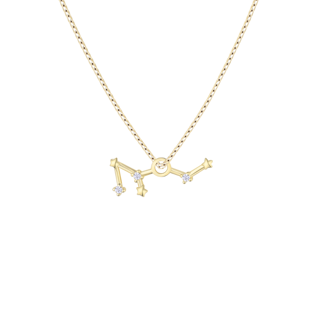 Virgo Star Constellation Necklace