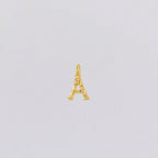 Bamboo Initial Pendant