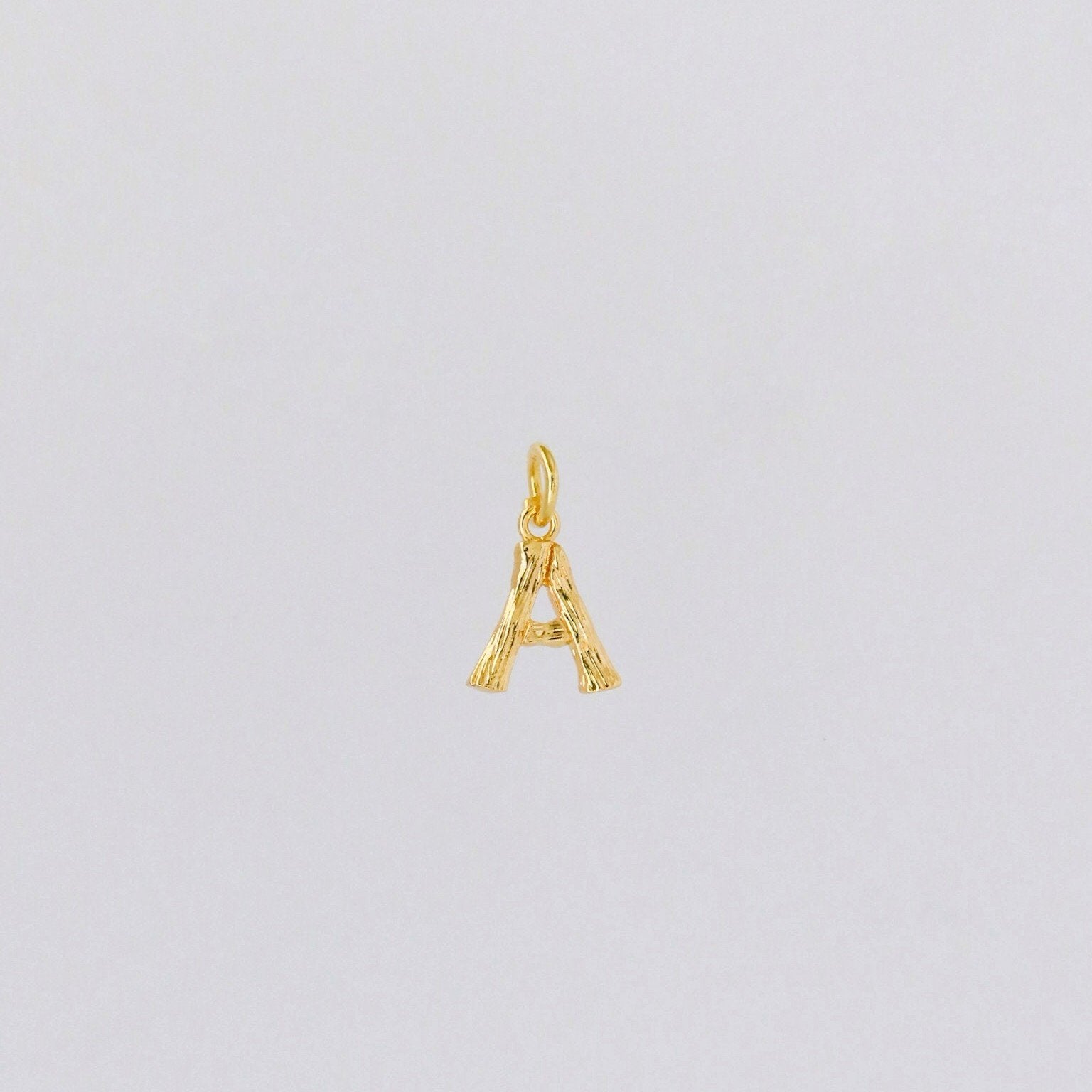 Bamboo Initial Pendant