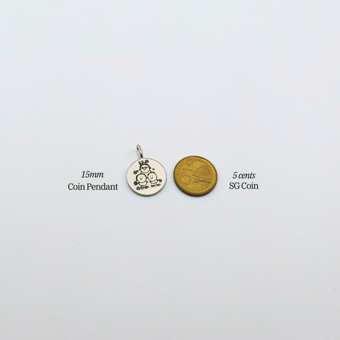 Lykke Coin Charm - Doodles