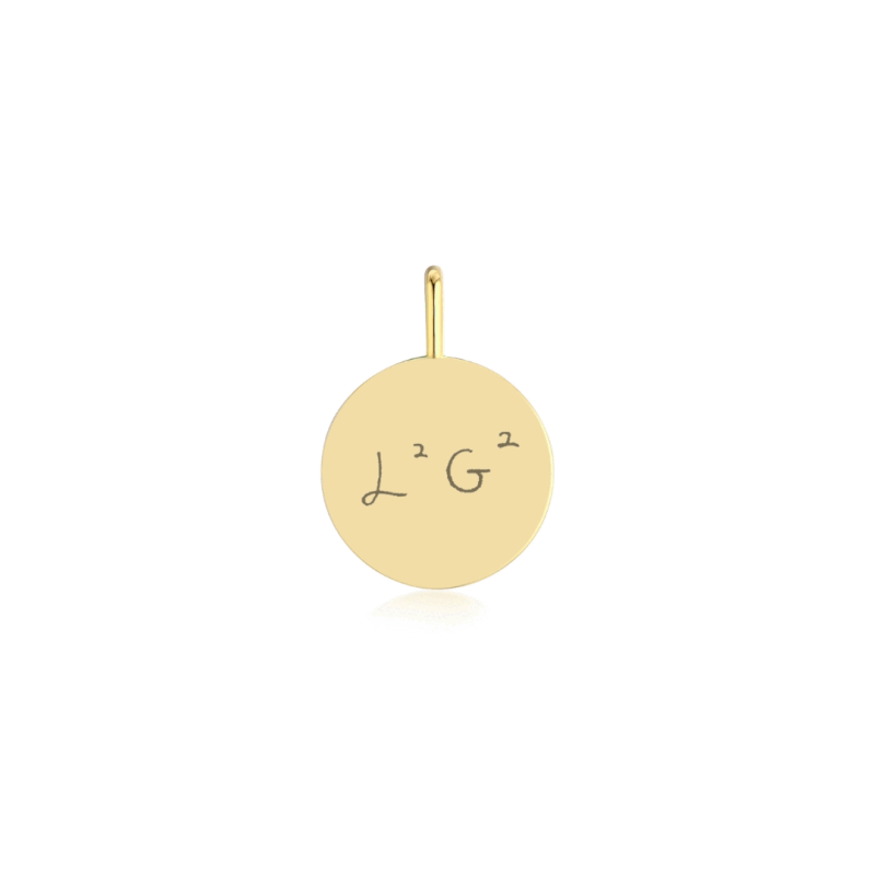 Lykke Coin Pendant - Doodles